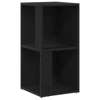 Hoekkast Zwart Eiken 33X33X67 Cm Bewerkte Hout