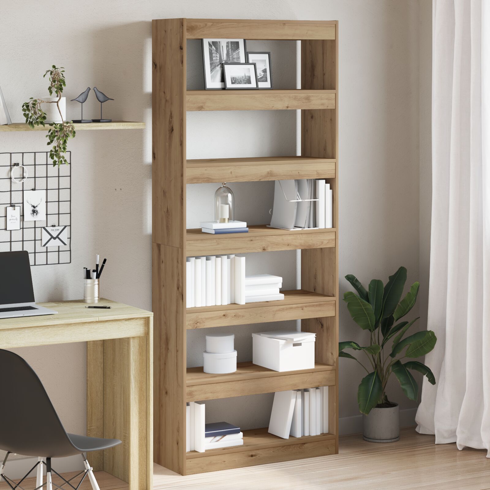 Artisan Eiken Boekenplank Artisan Eiken Gefabriceerd Hout