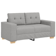 Loveseat 2-zits stof wolkengrijs