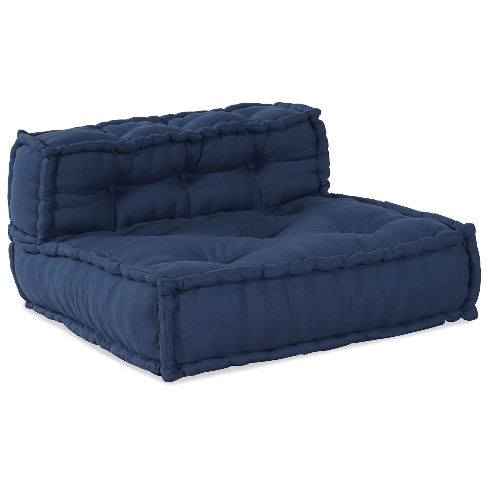 Modulaire Poefjes 4 Stuks Stof Indigo 70 x 70 x 54 cm Lounge + 3x midden
