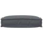 Stoelkussen 60x40x12 cm antraciet Oxford stof