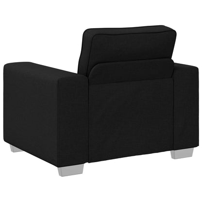 Fauteuil Stof Zwart 59 cm