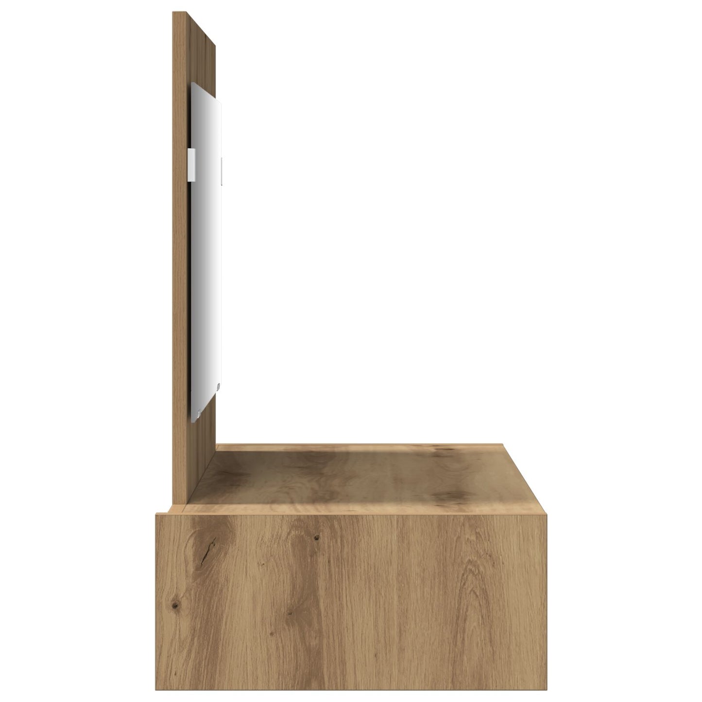 Wandkaptafel 83 x 40 x 70 cm Ambachtelijk eiken zonder LED
