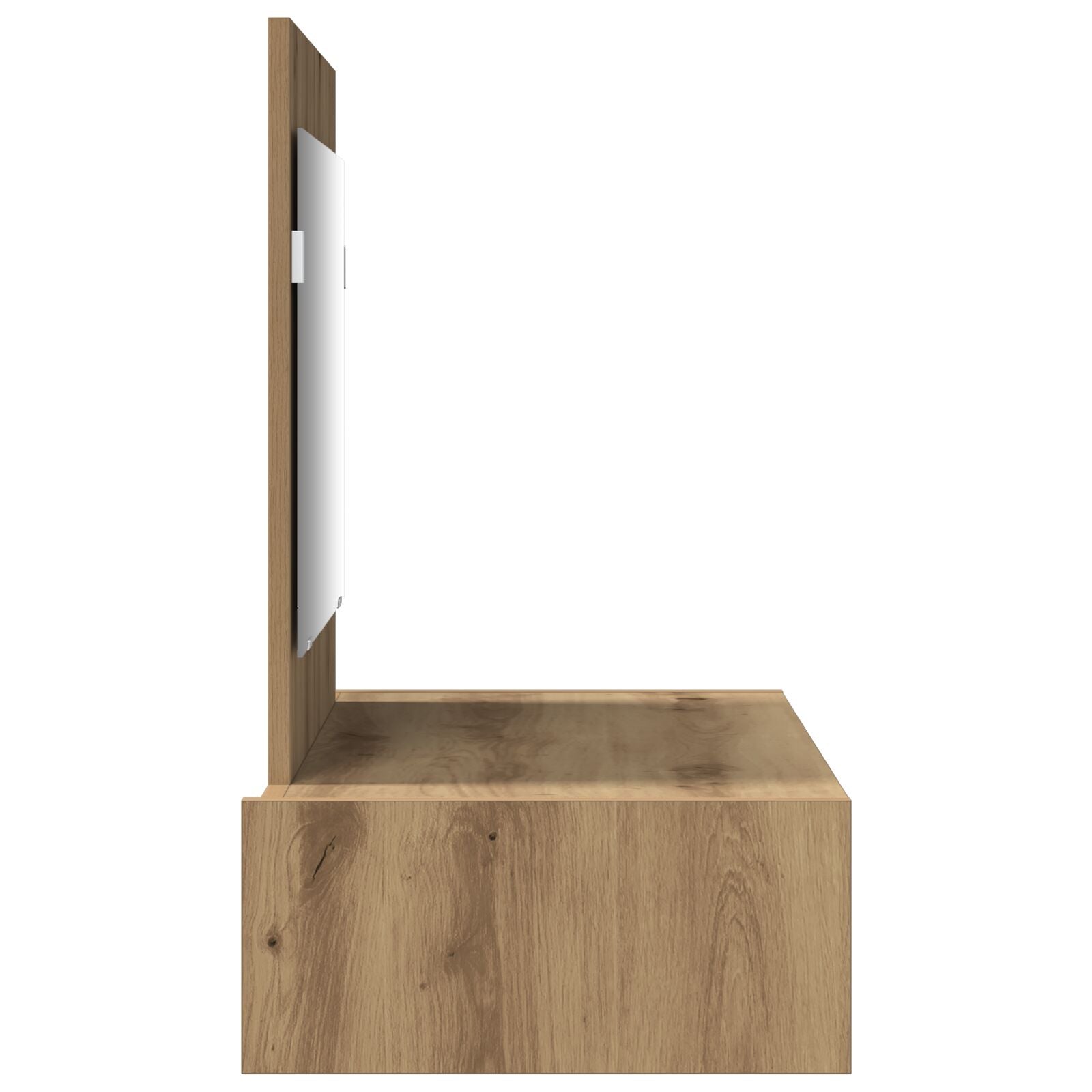 Wandkaptafel 83 x 40 x 70 cm Ambachtelijk eiken zonder LED