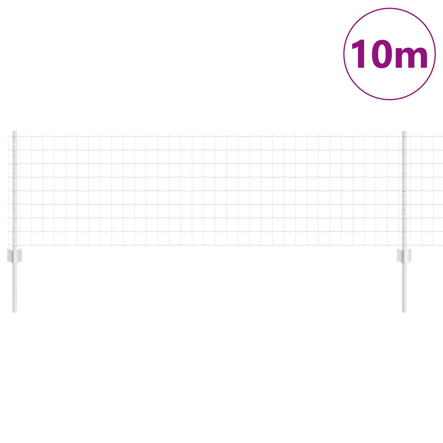 Tuinhek Set Set Van 2 Gegalvaniseerd Staal 10 X 0.6 M Duurzaam