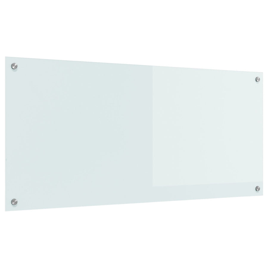 Keuken Achterwand 110X50X0,6 Cm Gelaagd Glas Wit 110 x 50 cm