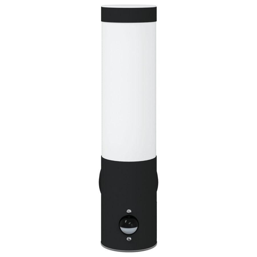 Buitengevelverlichting Rvs Ip44 1 Zwart met sensor