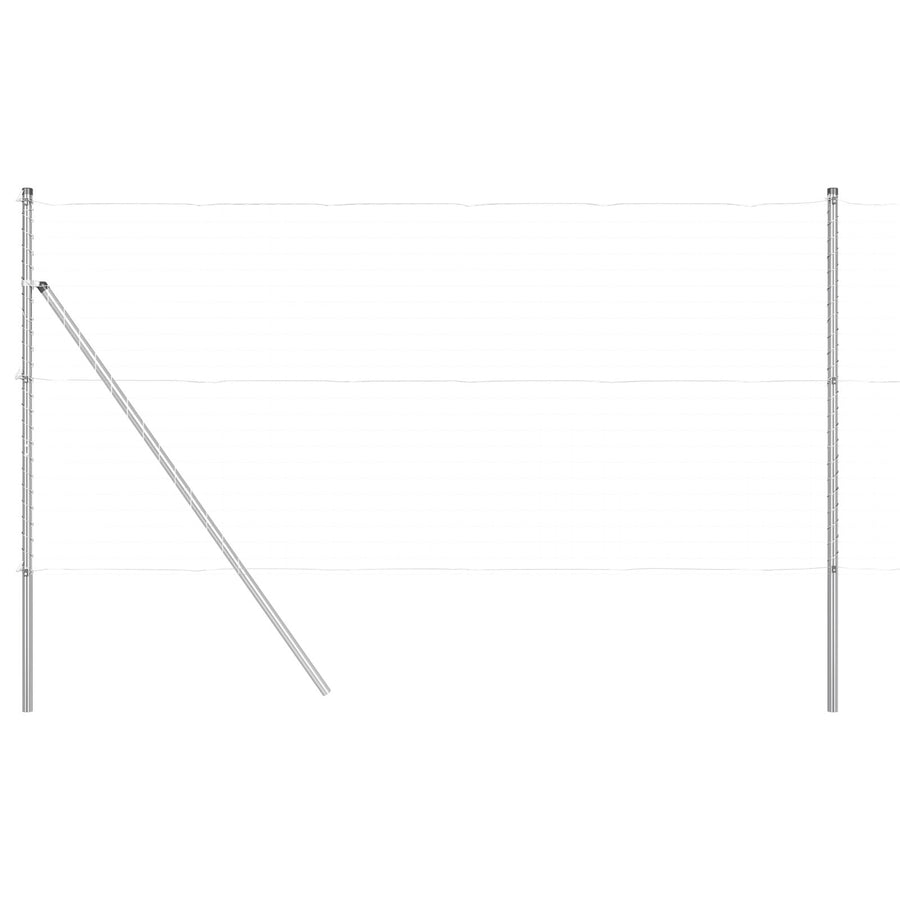 Hekpalen 26 Stuks Ø32 Mm Gegalvaniseerd Staal 210 cm 26x paal