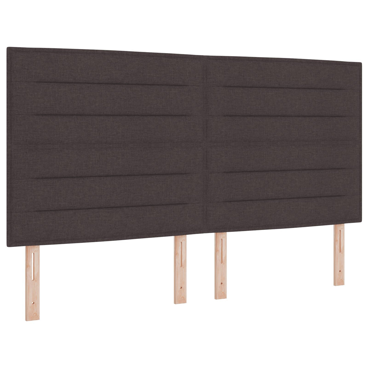 Boxspringbed Met Matras Donkerbruin Super King Stof Blauw