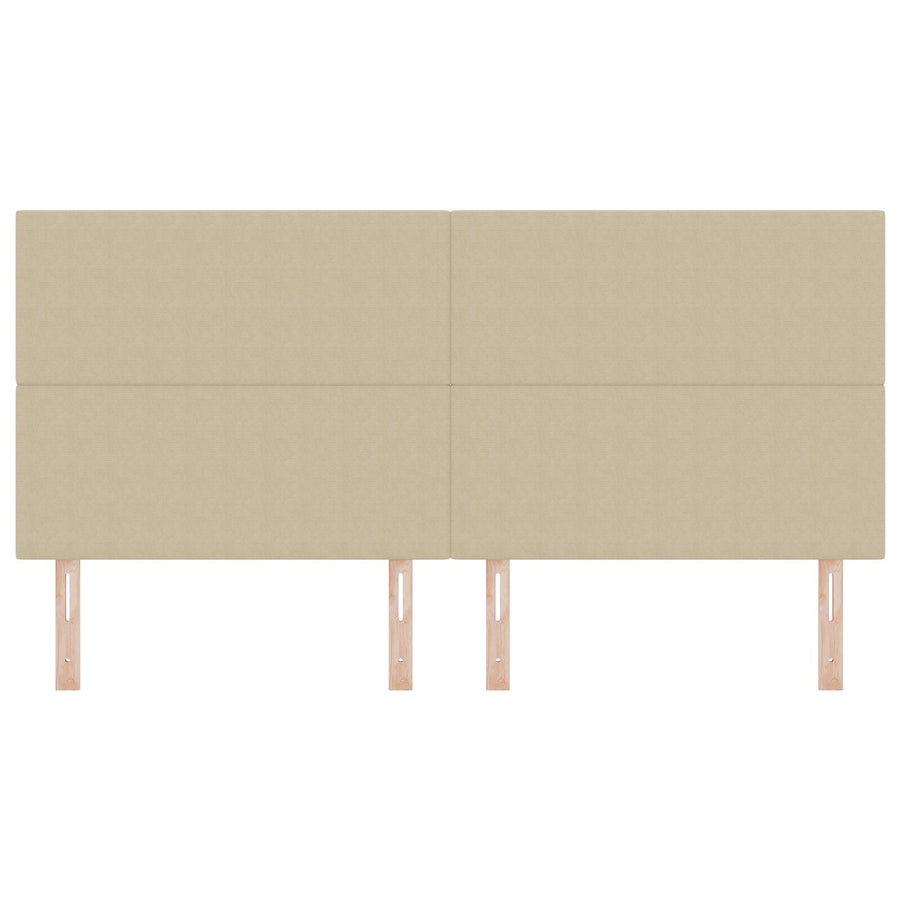 Hoofdbord Eenvoudig Ontwerp Licht Groen Grijs Corduroy Stof Lichtgroen Grijs 200 cm Hoog hoofdbord