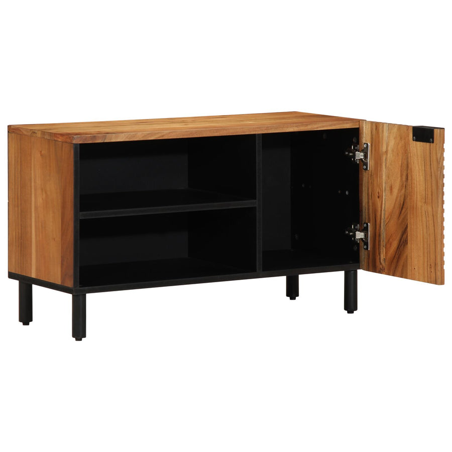 Tv-Kast 80X31,5X46 Cm Massief acaciahout