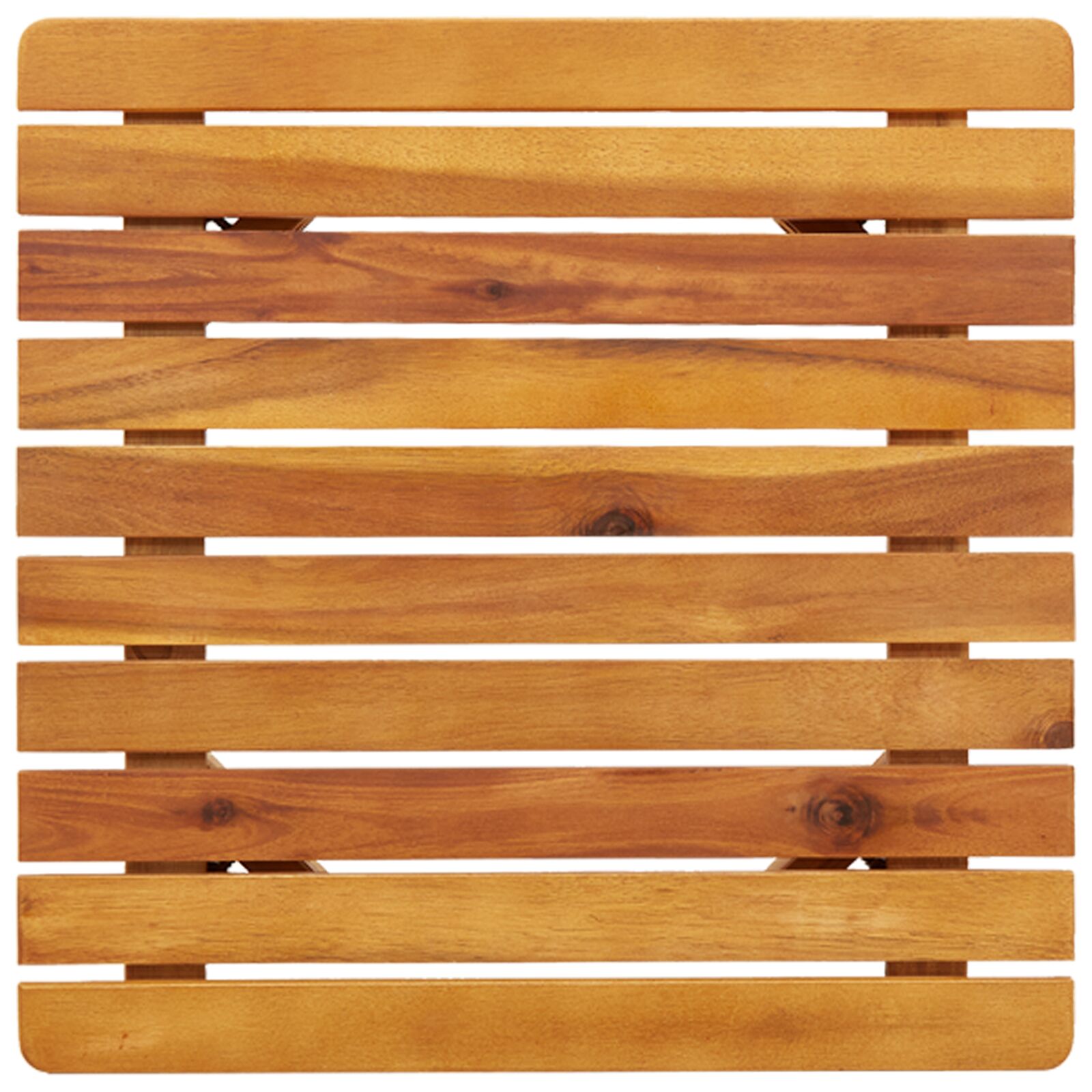 45X45X40 Cm Massief Hout Acacia Bijzettafel