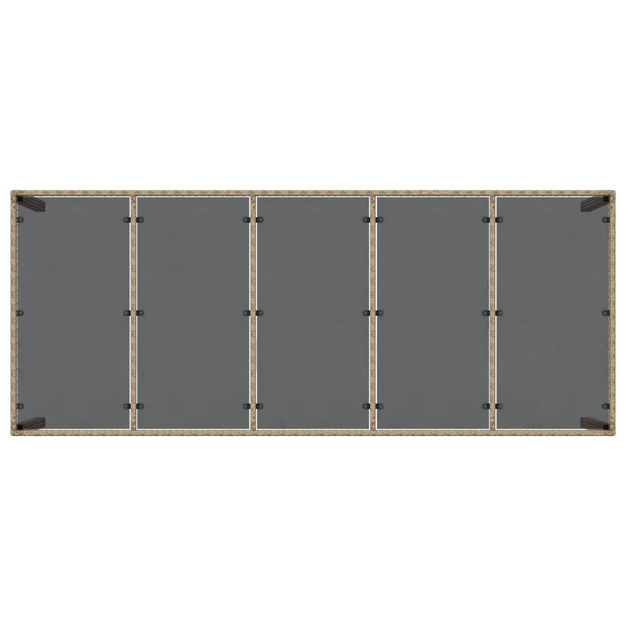Set Van 6 Beige En Zwart