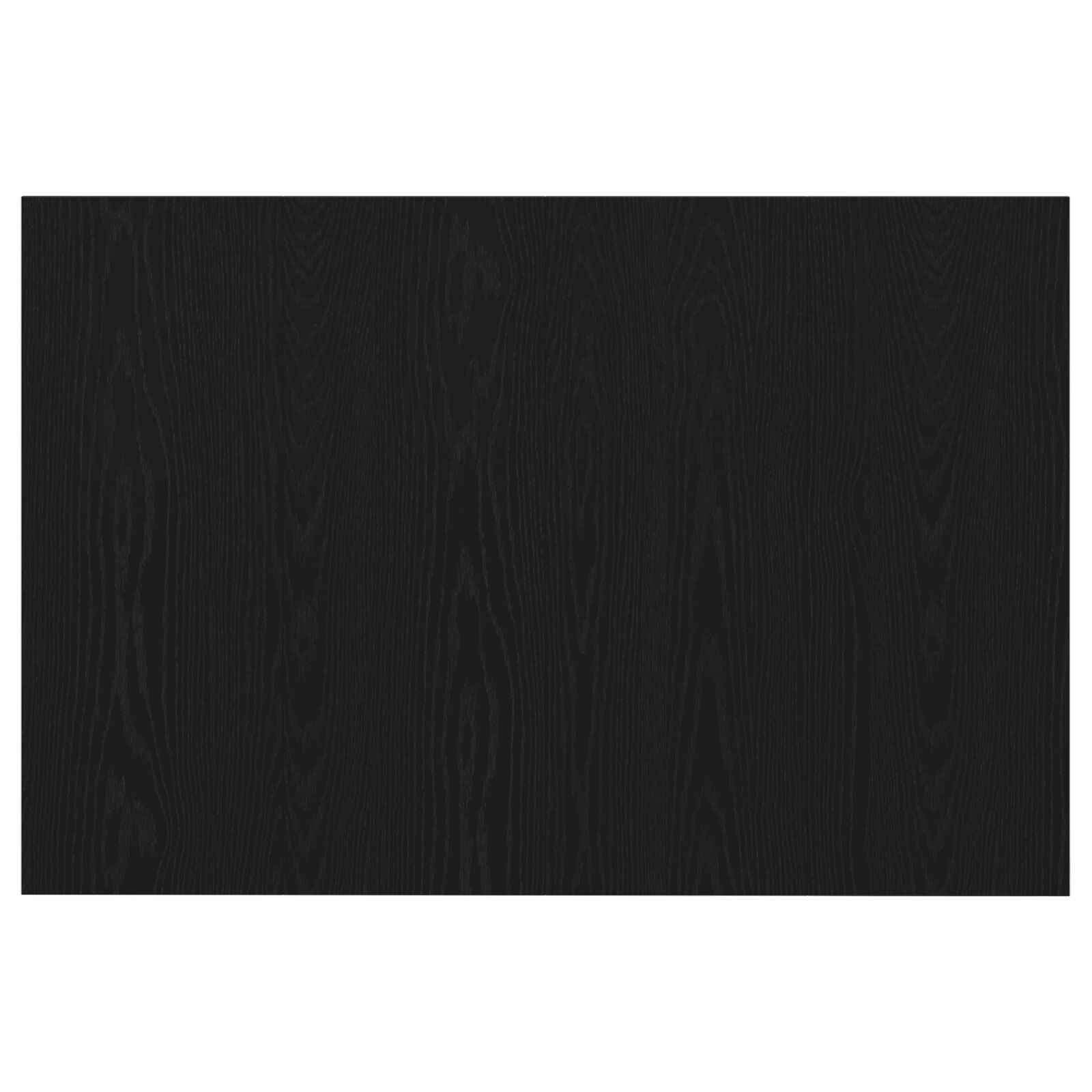 Bed Hoofdbord 120X1,5X80 Cm Gegalvaniseerd Hout Zwart eiken