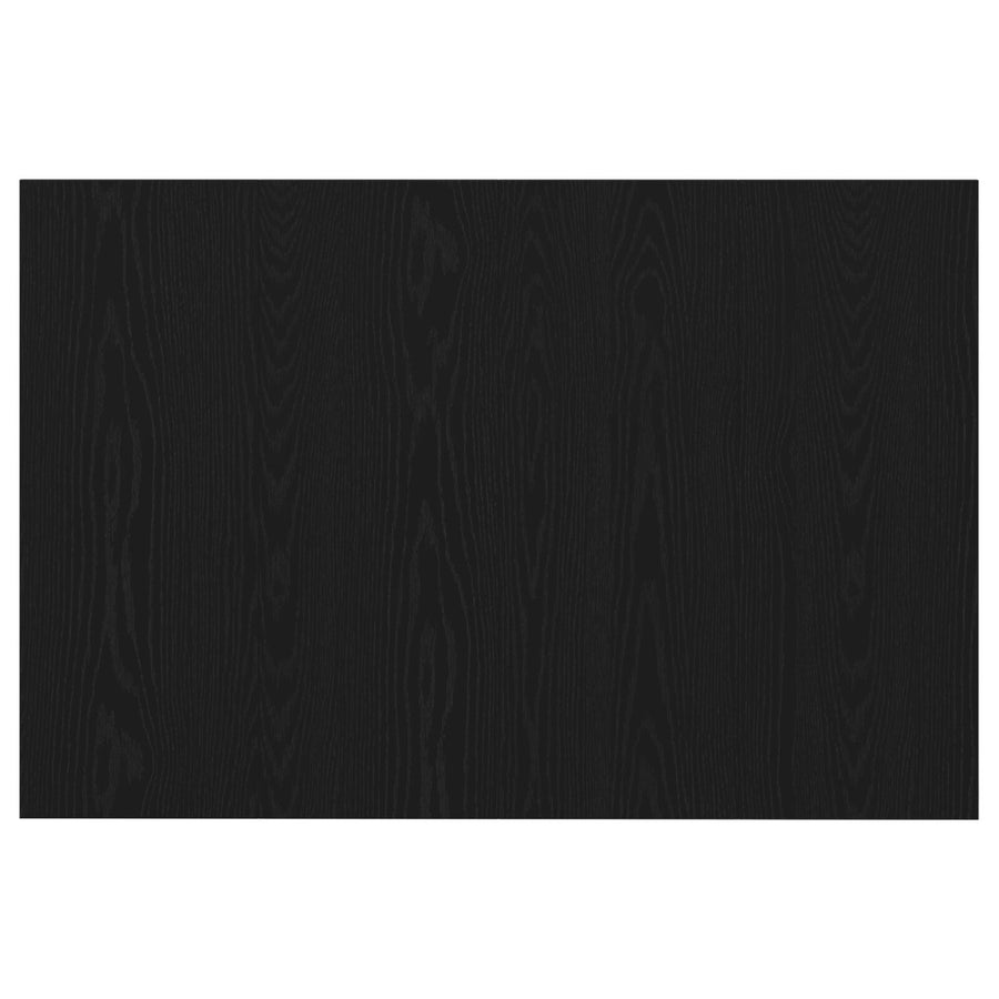 Bed Hoofdbord 120X1,5X80 Cm Gegalvaniseerd Hout Zwart eiken