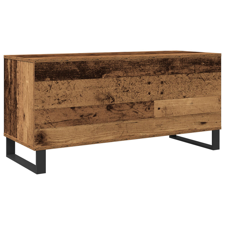 Recordkast Artisan Eiken 100X38X48 Cm Bewerkt Hout