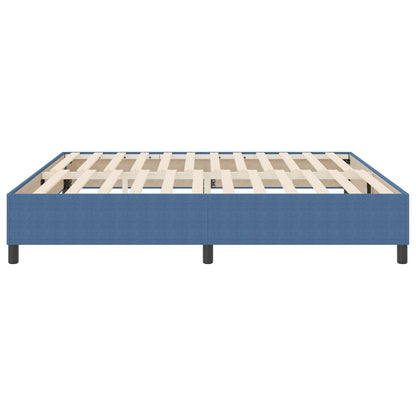 Boxspring Bed Velours Blauw 200 x 200 cm