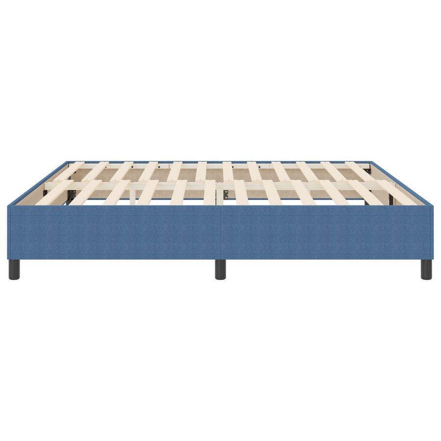Boxspring Bed Velours Blauw 200 x 200 cm