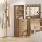 Hoogkast 40x41x135 cm eikenkleurig bewerkt hout