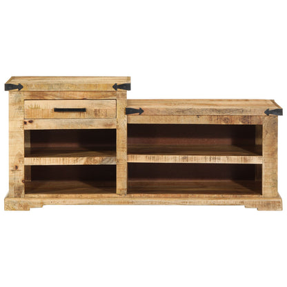 Schoenbank 110X35X50 Cm Massief Mangohout