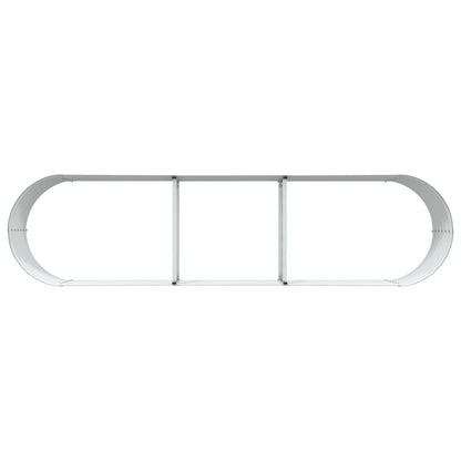 Tuin Verhoogd Bed Gegalvaniseerd Staal 320 x 80 x 44 cm Groen