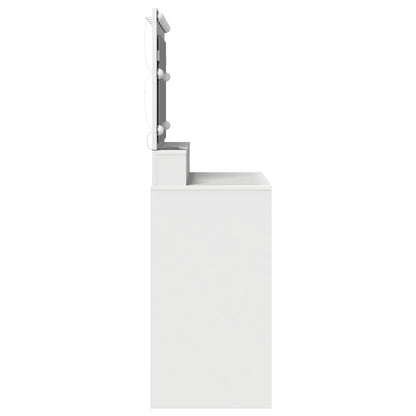 Te Kaptafel Met Led-Verlichting - Wit 100 x 41 x 135 cm