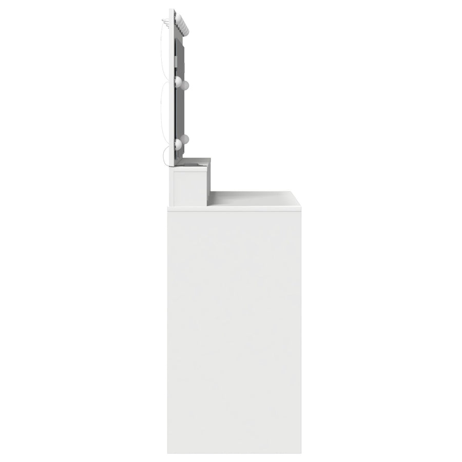 Te Kaptafel Met Led-Verlichting - Wit 100 x 41 x 135 cm