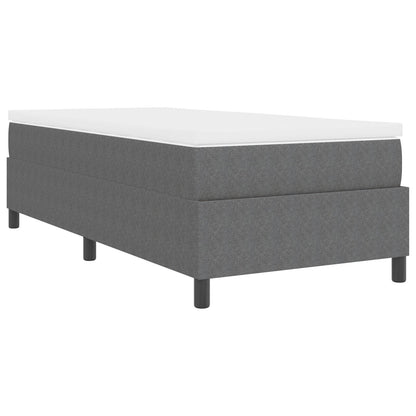 Boxspringbed Met Matras Lichtgrijs 80X200 Cm Corduroy Stof