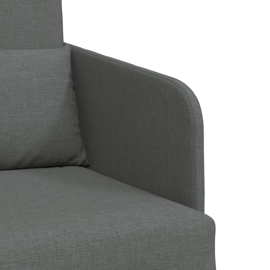 Vloer Sofa Bed 2-In-1 65X80X83 Cm Stof Donkergrijs