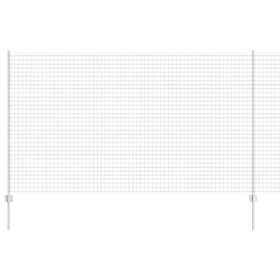 Gelaste Draadafsluiting Met 10 U Palen Zilver 1.4X10 M Staal
