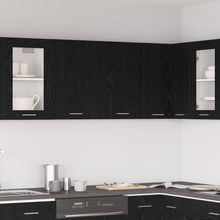 Zwarte Eiken Hangkast - 80X31X60 Cm - Gemaakt Van Bewerkt Hout