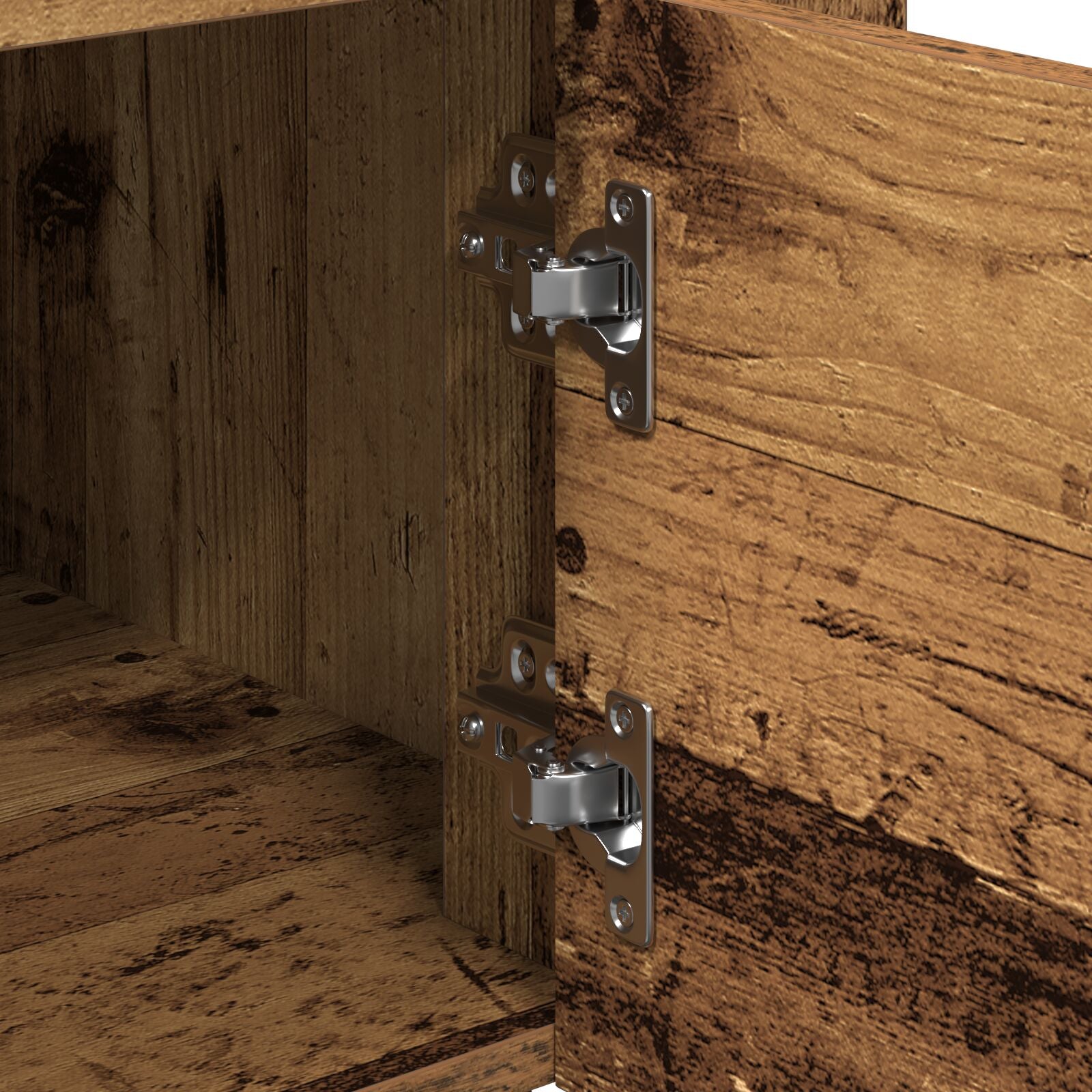 Keuken Trolley 60X45X80 Cm Bewerkt Hout Oude Hout