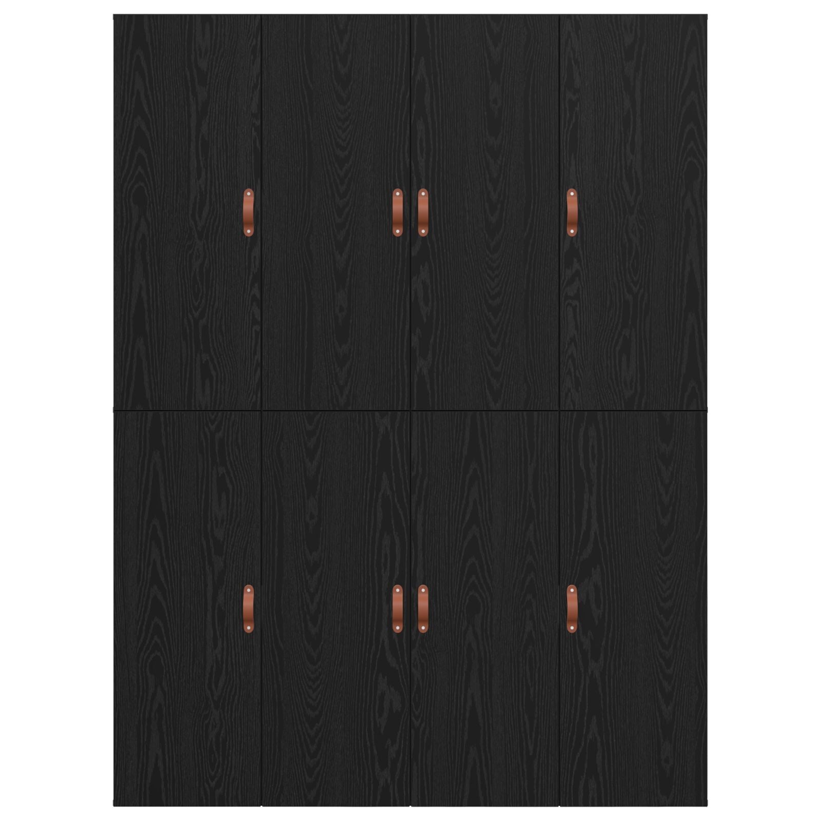 Opbergbedframe Zwart Eiken 150 x 200 cm