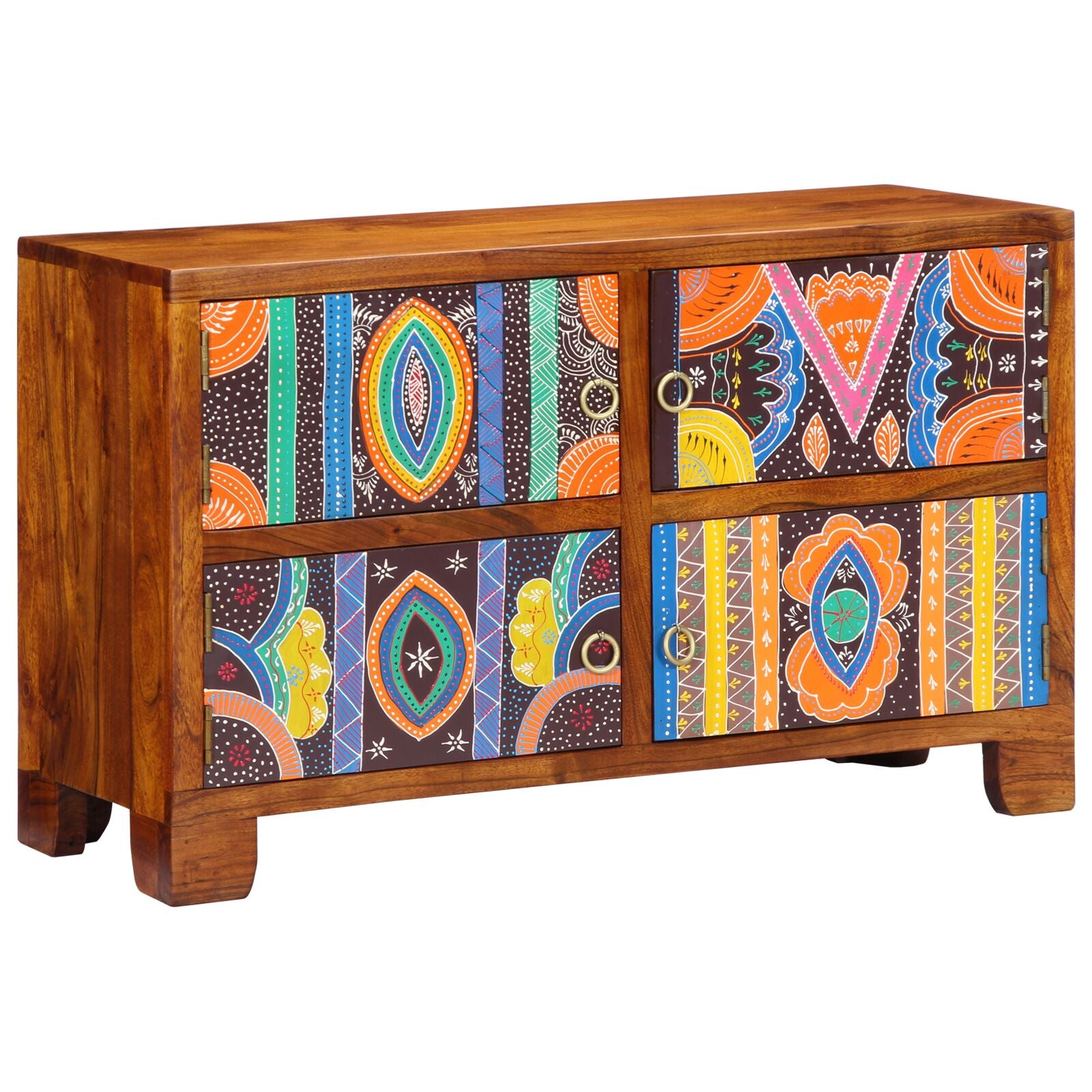 Schoenenkast 90X35X55 Cm Massief Acaciahout