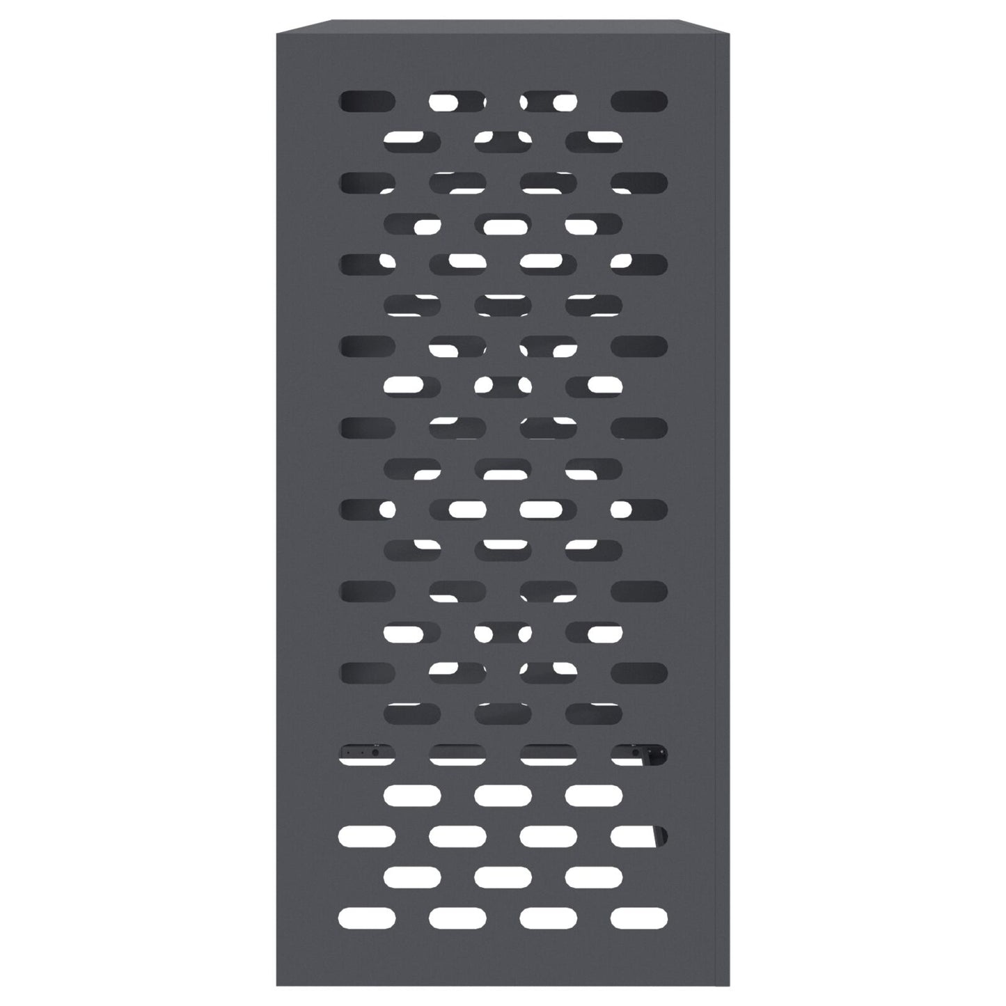 Airconditioner Cover Staal Anthraciet 110 x 50 x 105 cm