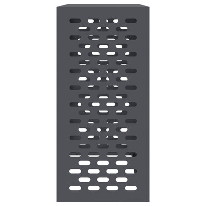 Airconditioner Cover Staal Anthraciet 110 x 50 x 105 cm