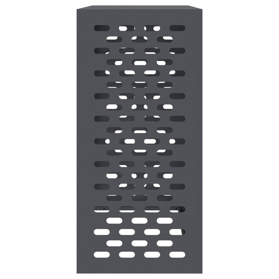 Airconditioner Cover Staal Anthraciet 110 x 50 x 105 cm
