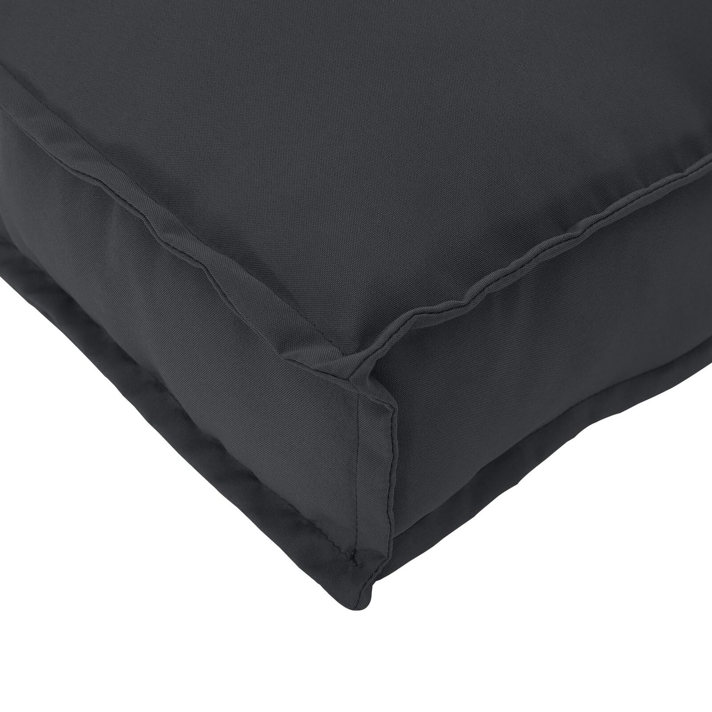 Pallet Kussen Voor Zitting 60X60X12 Cm Oxford Stof Zwart