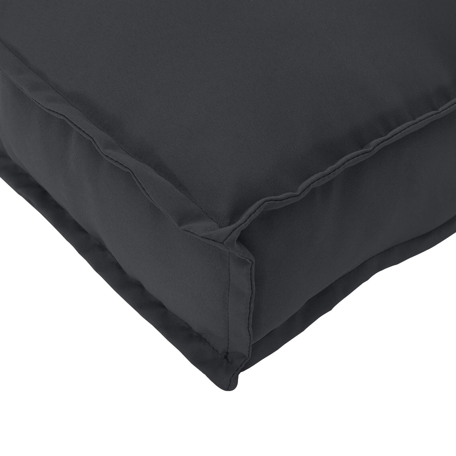 Pallet Kussen Voor Zitting 60X60X12 Cm Oxford Stof Zwart