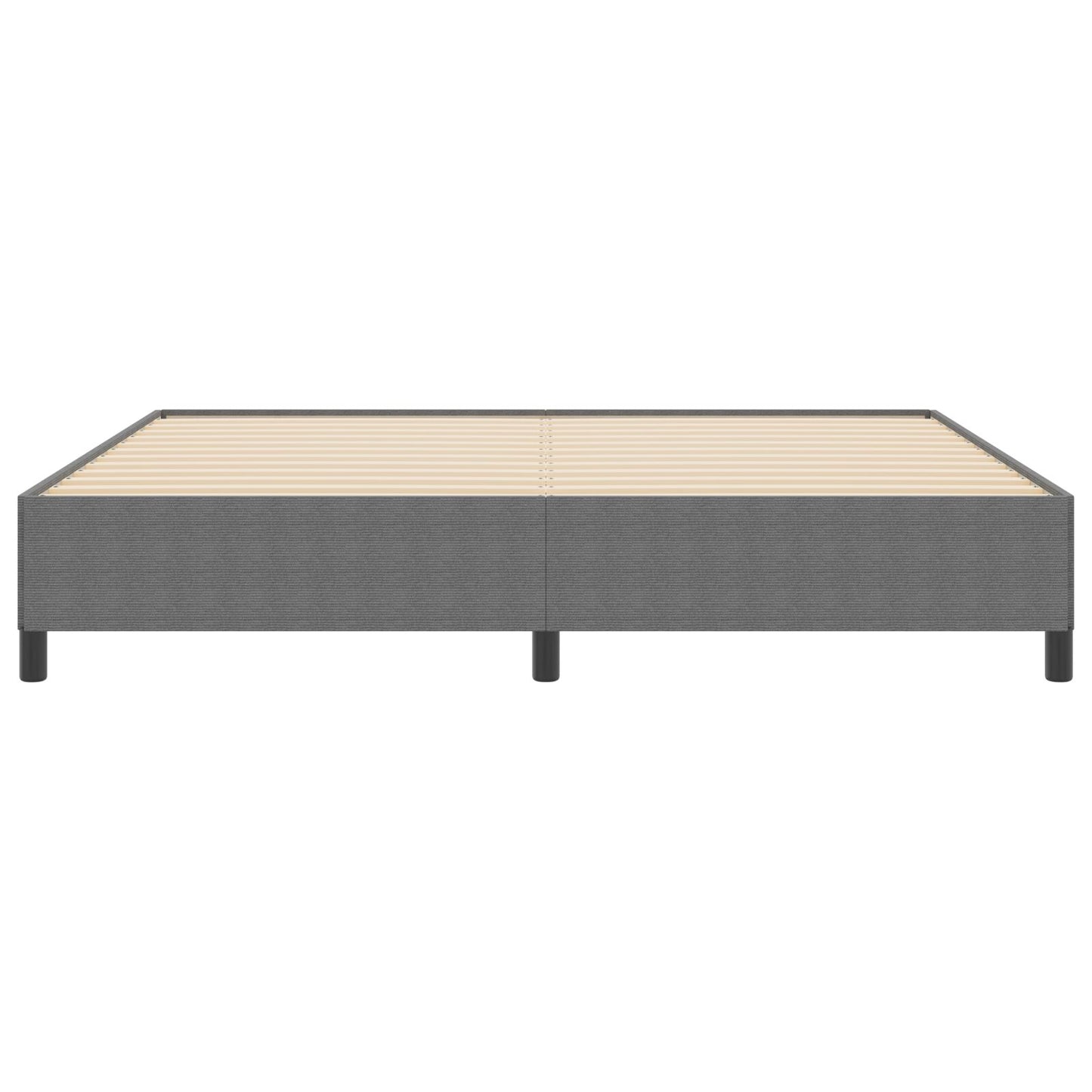 Bedframe Corduroy Stof Lichtgrijs 200 x 200 cm