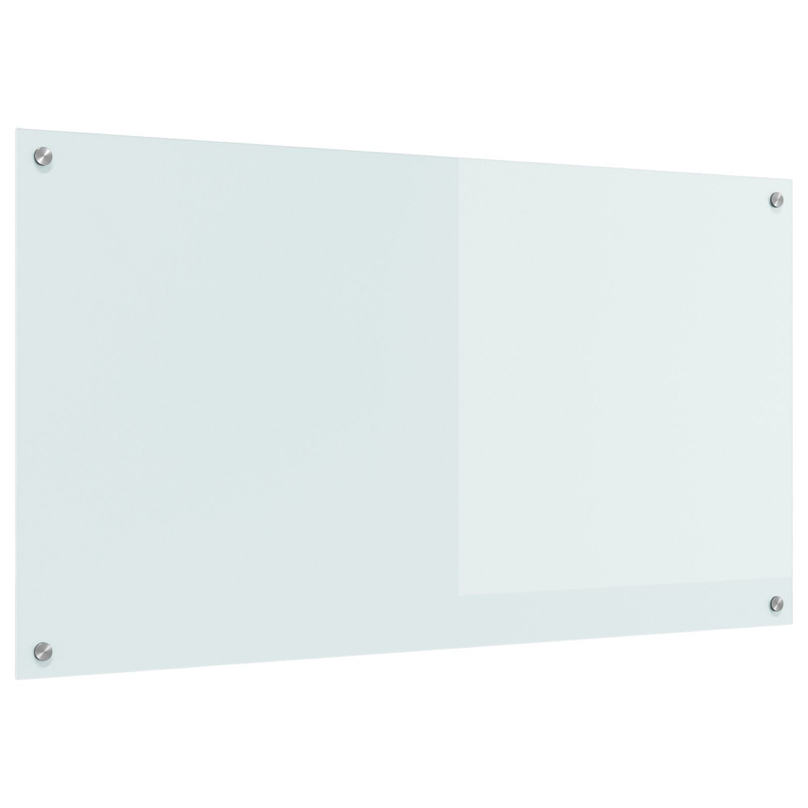 Keuken Achterwand 110X60X0,6 Cm Gehard Glas Wit 110 x 60 cm
