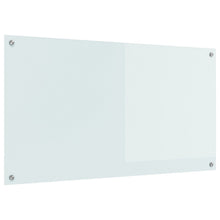 Keuken Achterwand 110X60X0,6 Cm Gehard Glas Wit 110 x 60 cm