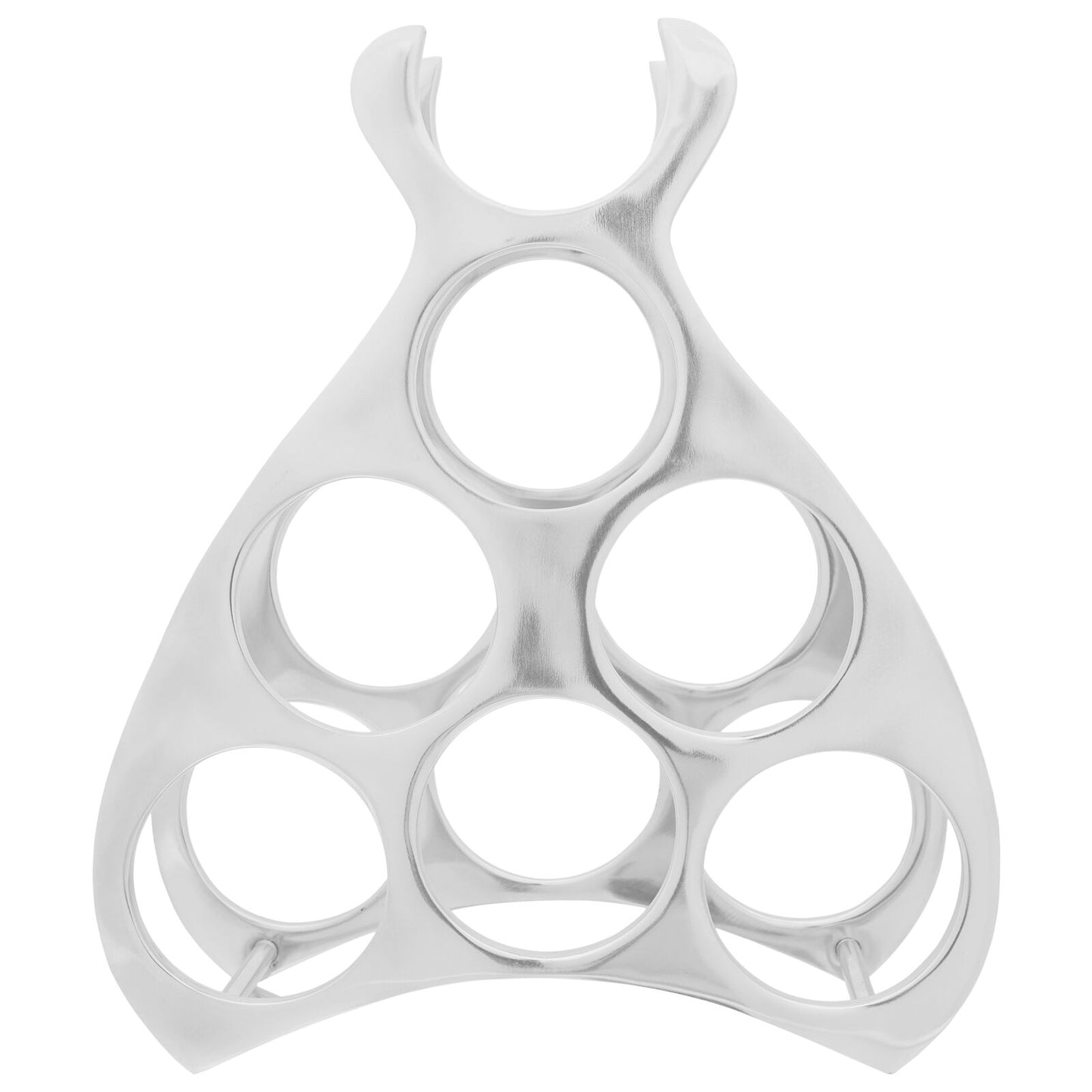 Flessenrek Zilver Aluminium 38 x 33 x 13 cm