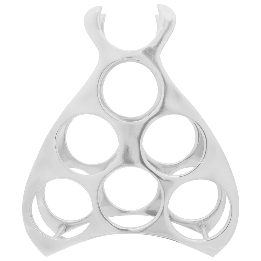 Flessenrek Zilver Aluminium 38 x 33 x 13 cm