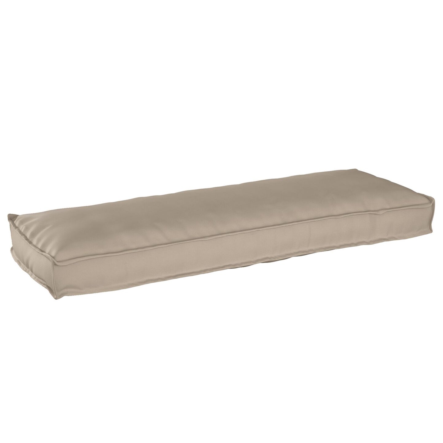Pallet Kussen Voor Bank Taupe 120X40X8 Cm Oxford Stof