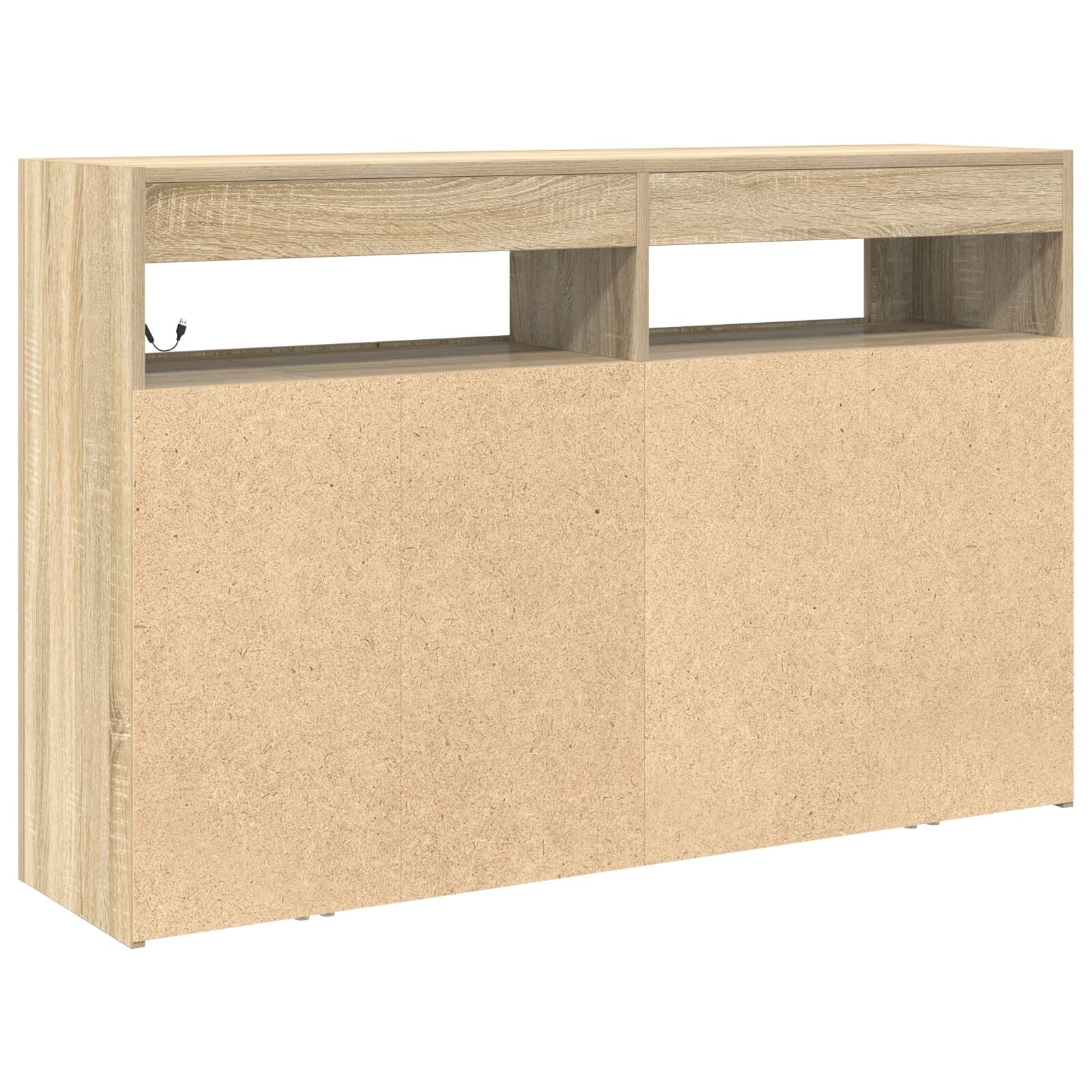 Dressoir Engineered Hout 116 X 30 X 75 Cm Dressoir Sonoma eiken