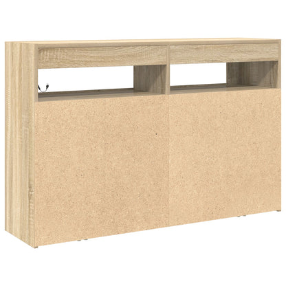 Dressoir Engineered Hout 116 X 30 X 75 Cm Dressoir Sonoma eiken