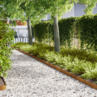 Borderranden 20 stuks cortenstaal 100x0.5x15 cm