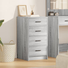 Sideboard 40X41X75 Cm Bewerkt Hout Grijs sonoma