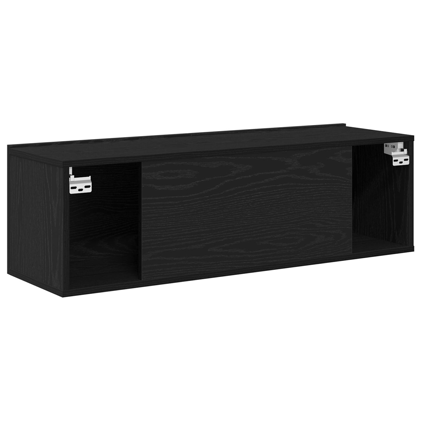 Tv-Kasten 2 Stuks Zwart Eiken 100X30X30 Cm Bewerkt Hout